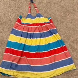 Mini Boden Multicolor Striped Casual Dressy sz 7-8